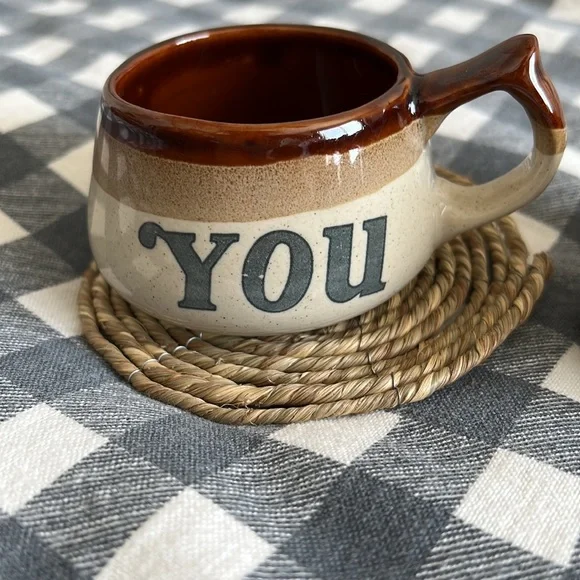Vintage YOU ME cups ceramic - Picture 2 of 8